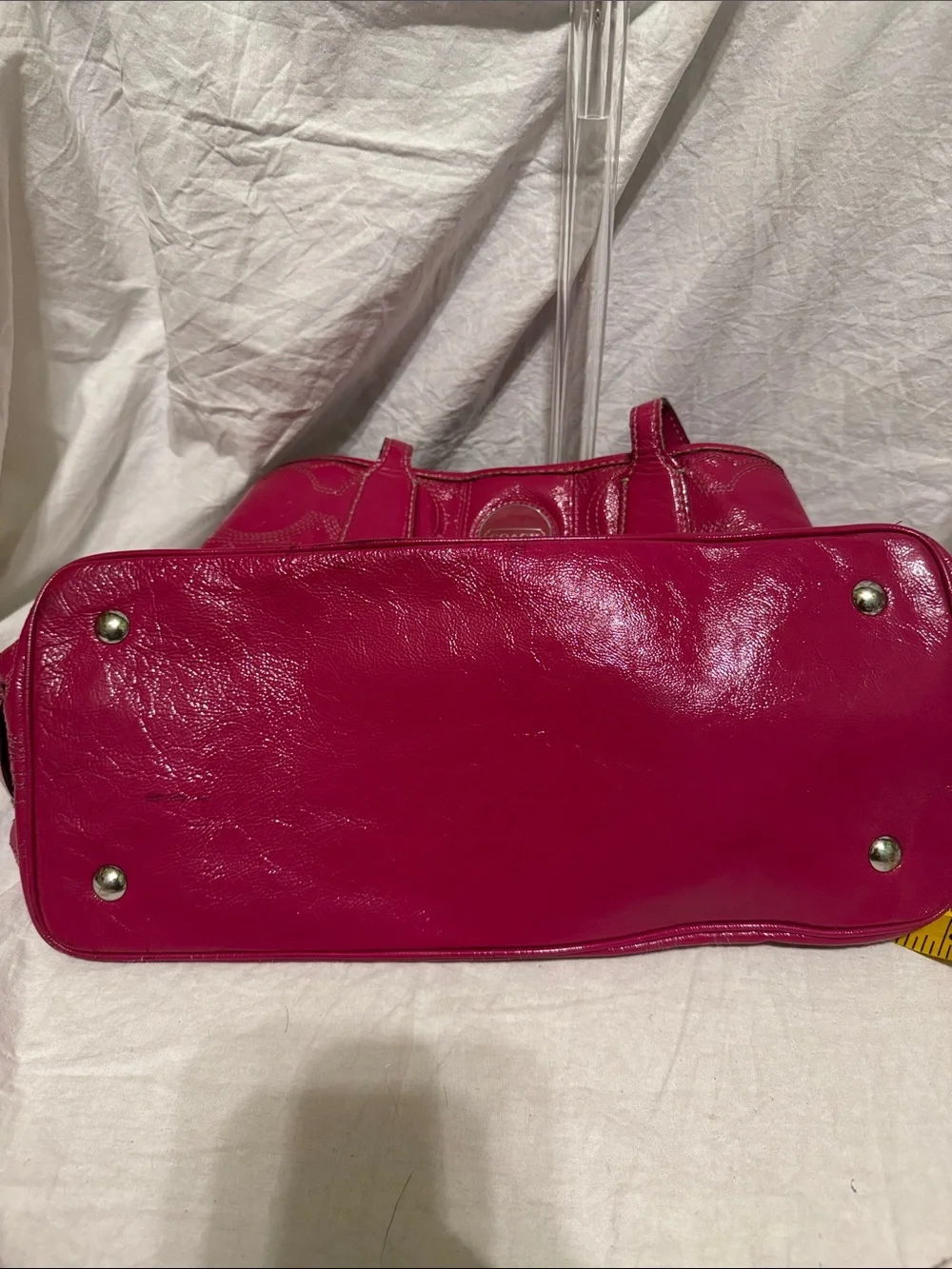 Coach Fuchsia Leather Signature Tote